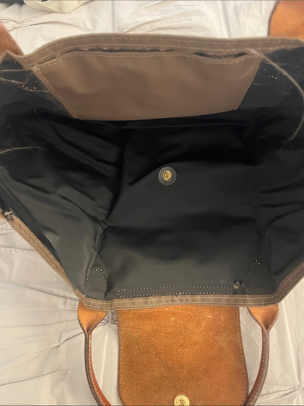 Longchamp brown taupe - Picture 7 of 9